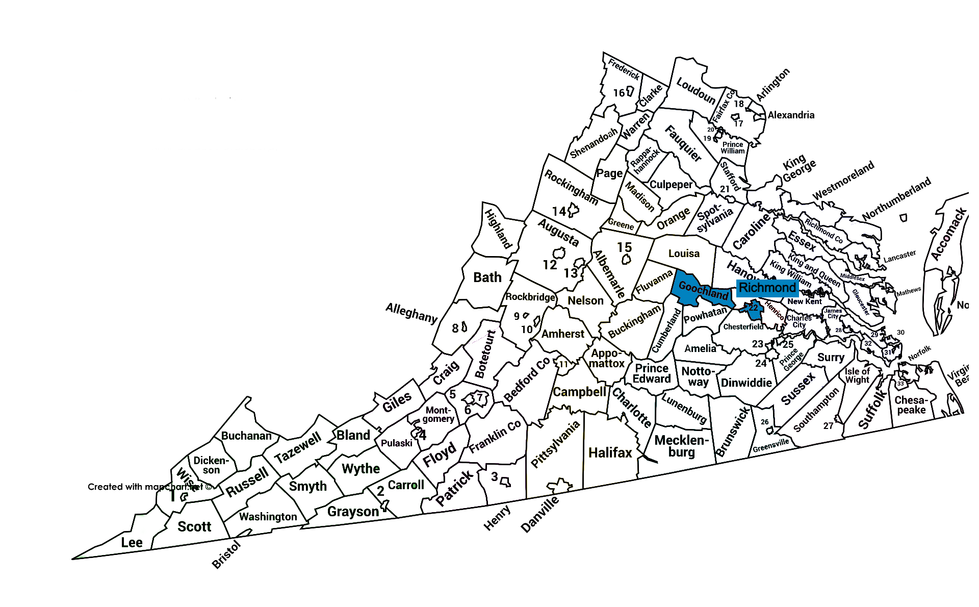 Jami Zanetta Area Map
